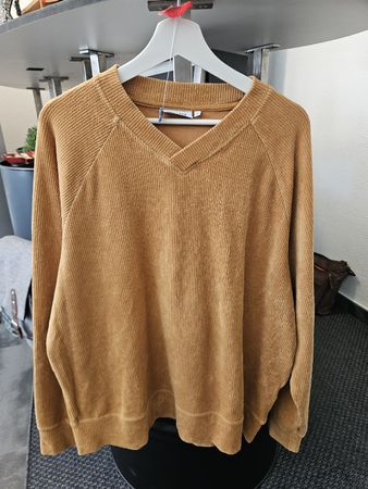 Pullover Weekday gerippt gelb Grösse L guter Zustand
