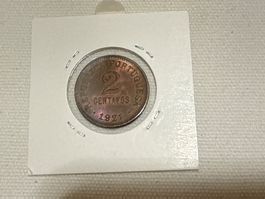 Portugal 2 Centavos 1921, Kupfermünze