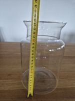 Grosse Glasvase, ca. 24cm hoch