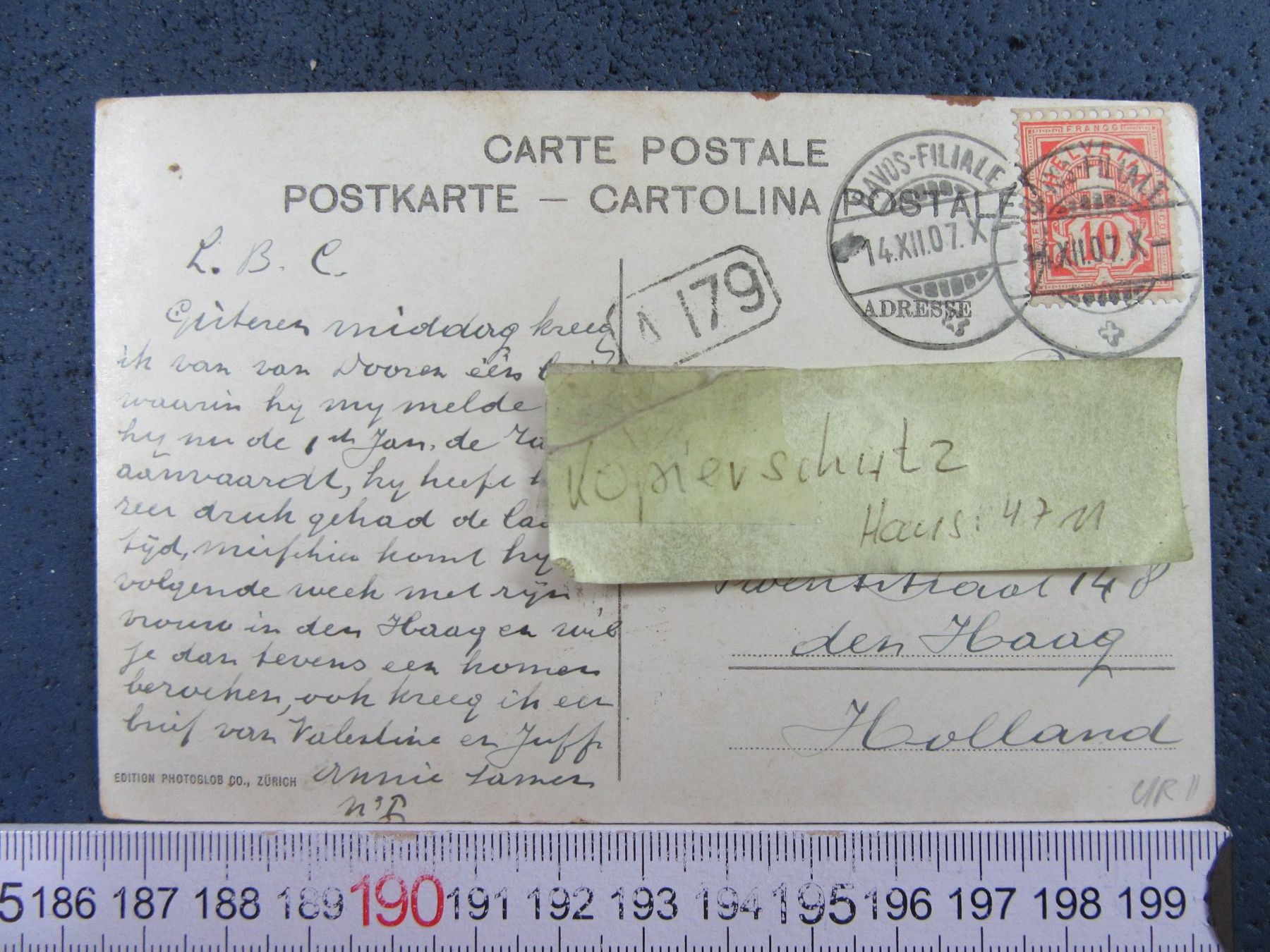 Ansichtskarten: AXENSTRASSE 1907 KUTSCHE URI AK – Gebraucht aus Ettingen von Hausi4711 1