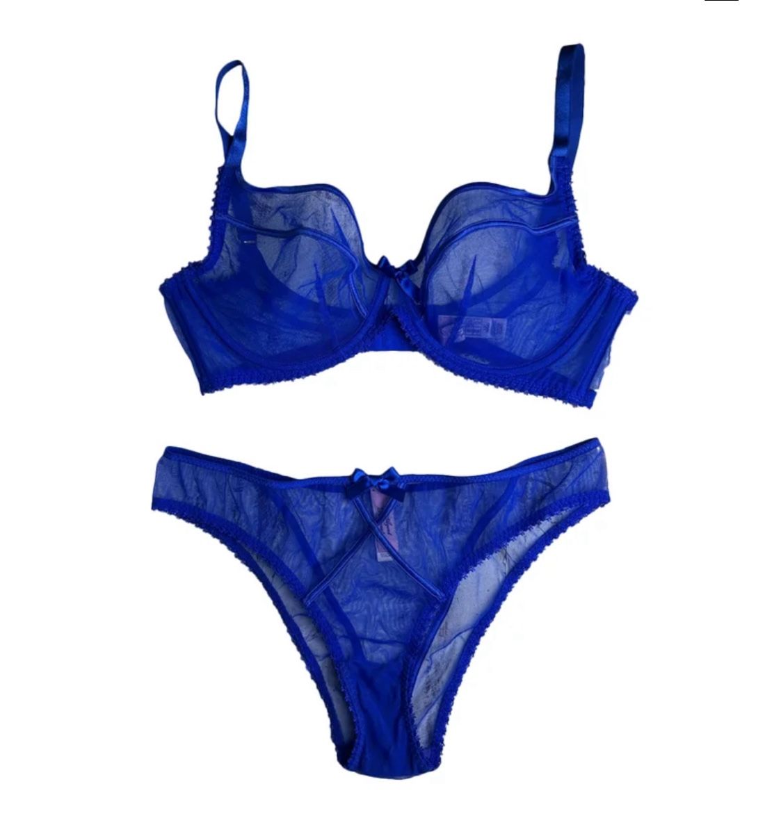Altra biancheria intima: Blue Lingerie Set EU 70D, transparent & elegant – Usato da Zürich venduto da kas_g26m