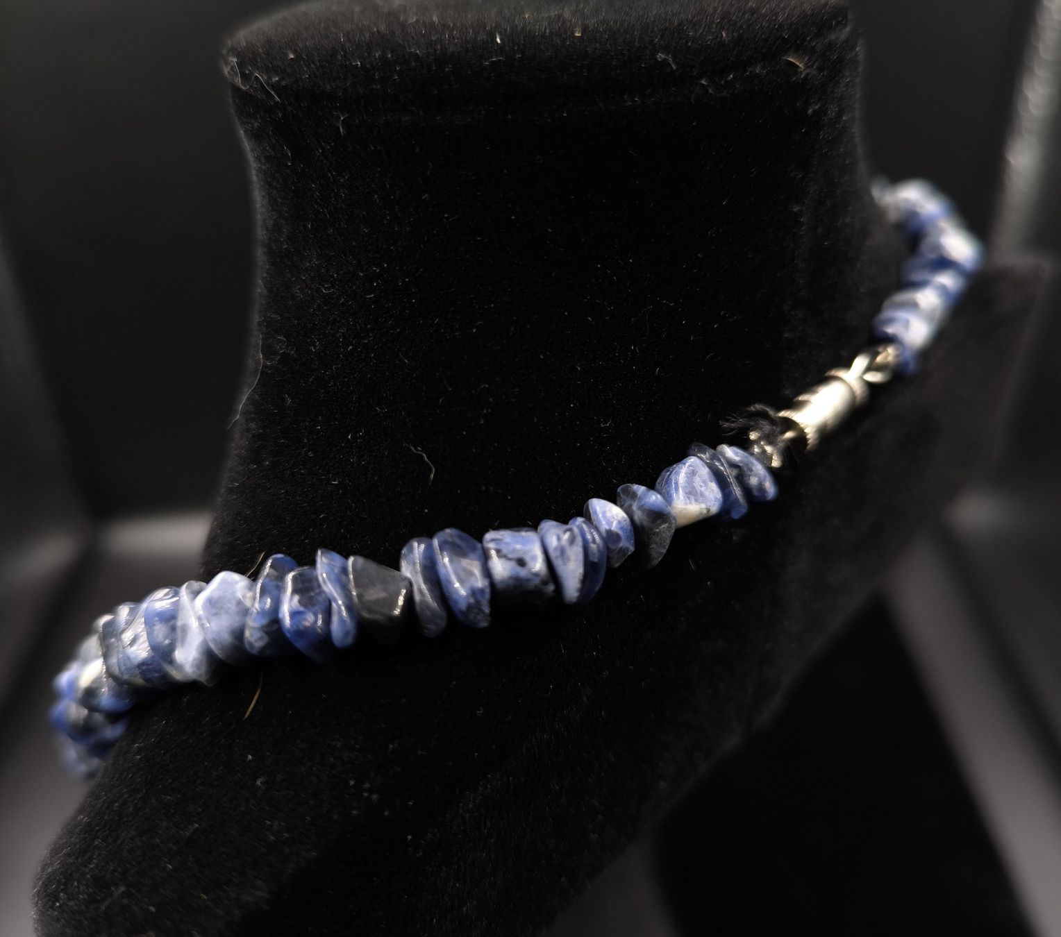 Catenine: Halskette Jaspis blau mit Drehverschluss – Usato da Rorschacherberg venduto da snOOpydOg11 2