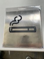 Türschild Piktogramm "Raucher" quadratisch 15x15cm