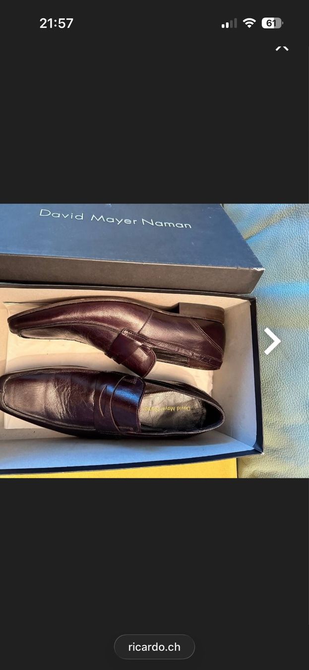 Scarpe da uomo: Lederschuhe 43 – Usato da Zürich venduto da Cibin 4