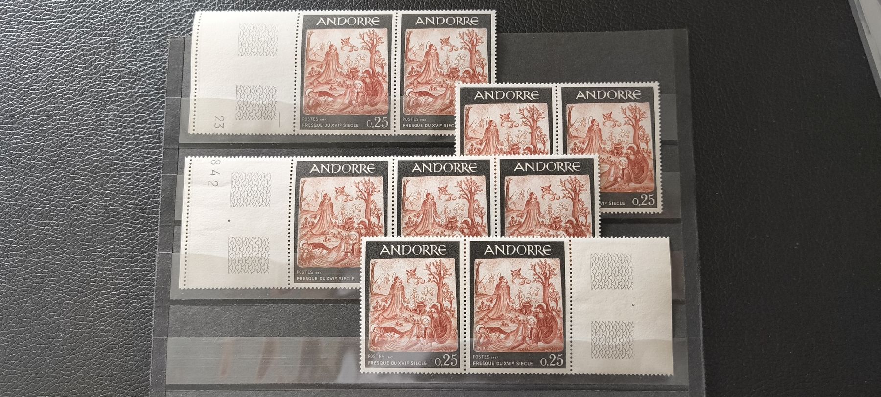 Tutti i francobolli: Briefmarken Andorra Serien ab 1967 postfrisch – Nuovo (secondo la descrizione) da Zürich venduto da pao_zn5f 5