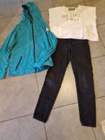 Kinder Fleece Jacke gr.164 mit gratis Jeans 152 und Shirt