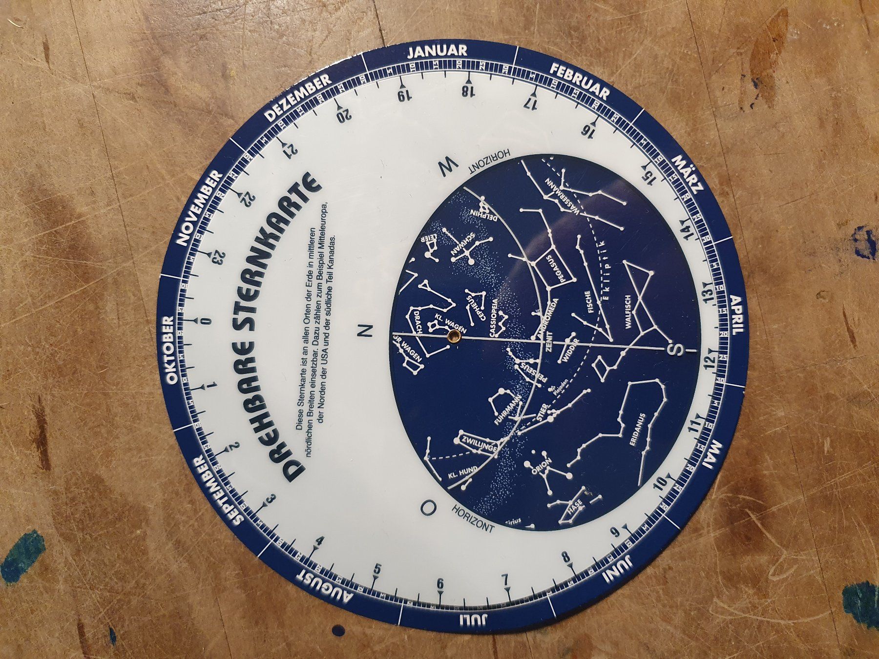 Cartine & Atlanti: Drehbare Sternkarte 14 cm – Usato da Zürich venduto da loosebone