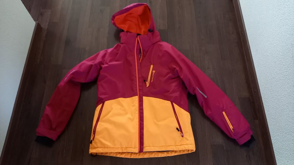 Veste De Ski McKinley Edison AQX Taille 176 - Neuf Avec étiquettes - Gris/vert Fluo