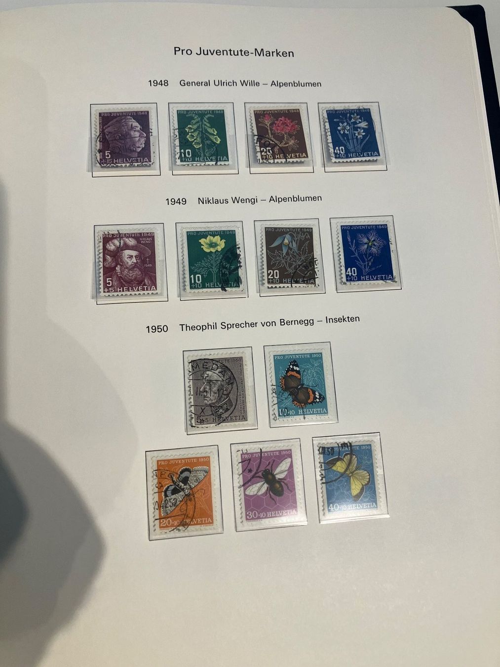 Tous les timbres: Pro Juventute 1912 - 1974 /bitte lesen – D'occasion à Baar par Ramona10 9