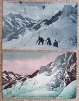 2 AK EISMEER, SCHRECKHORN, JUNGFRAUBAHN, GLETSCHER 1911