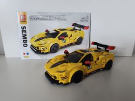 Sembo Klemmbaustein Set Sportwagen 1:24