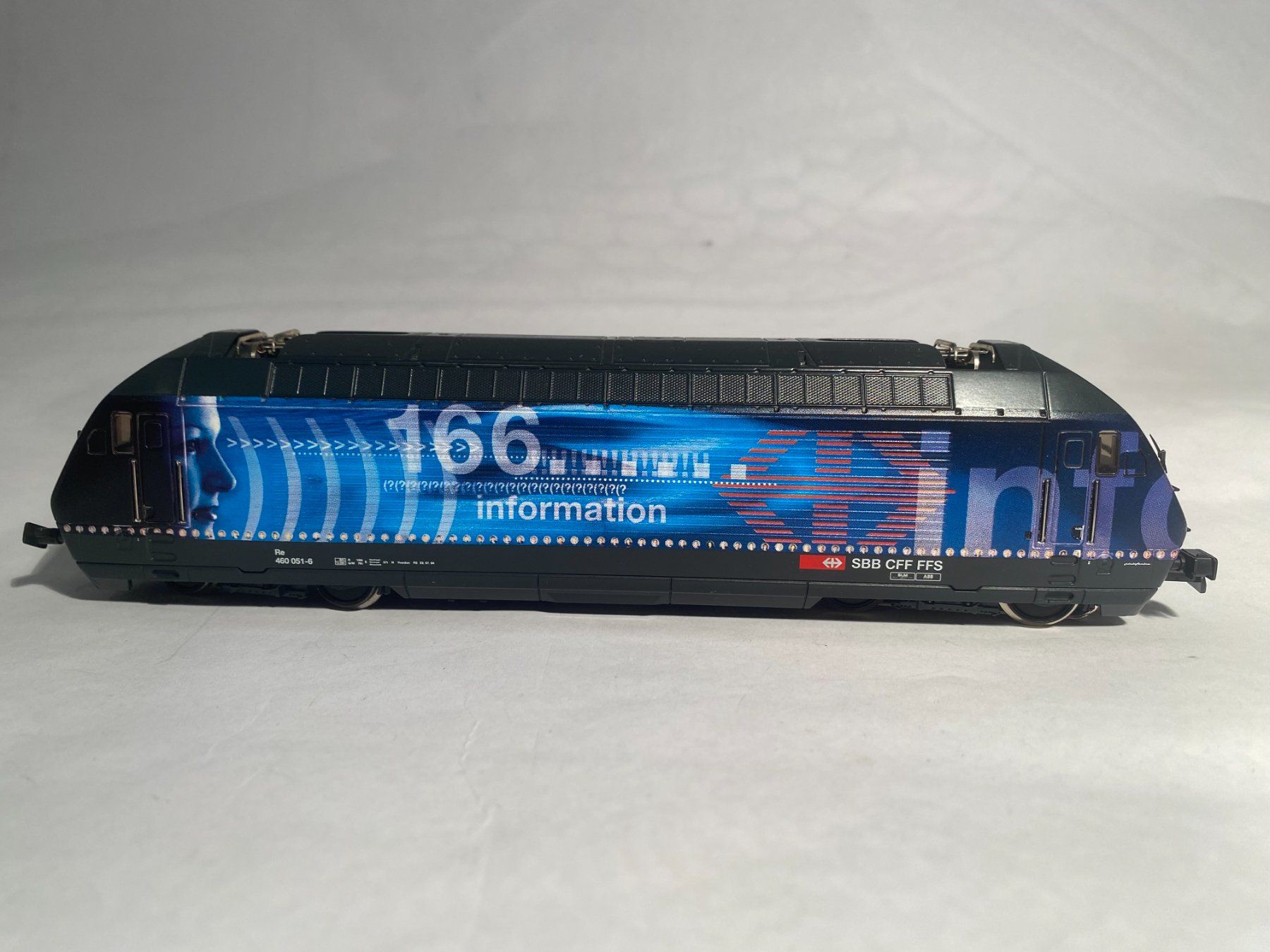 Hag Modellini di ferrovie: HAG E-Lok RE460 SBB "OCP",  AC Digital – Usato da Buchrain venduto da Modellbahn11 2
