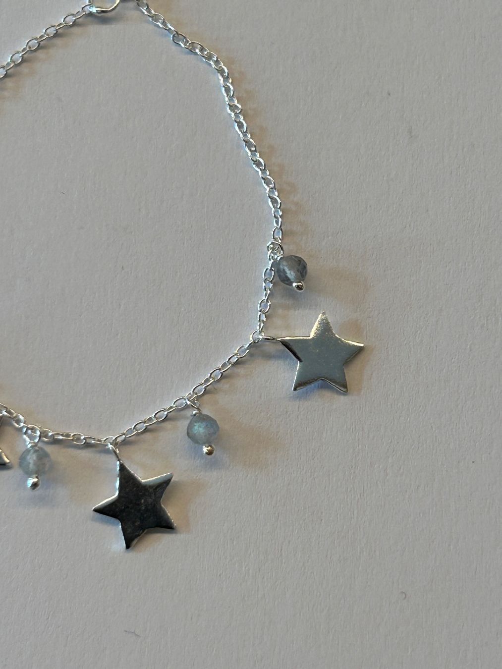 Armbänder & -reifen: Armband aus Sterling Silber & facettiertem Labradorit silber – Neu und originalverpackt aus Innertkirchen von Glatthard-Interior 2