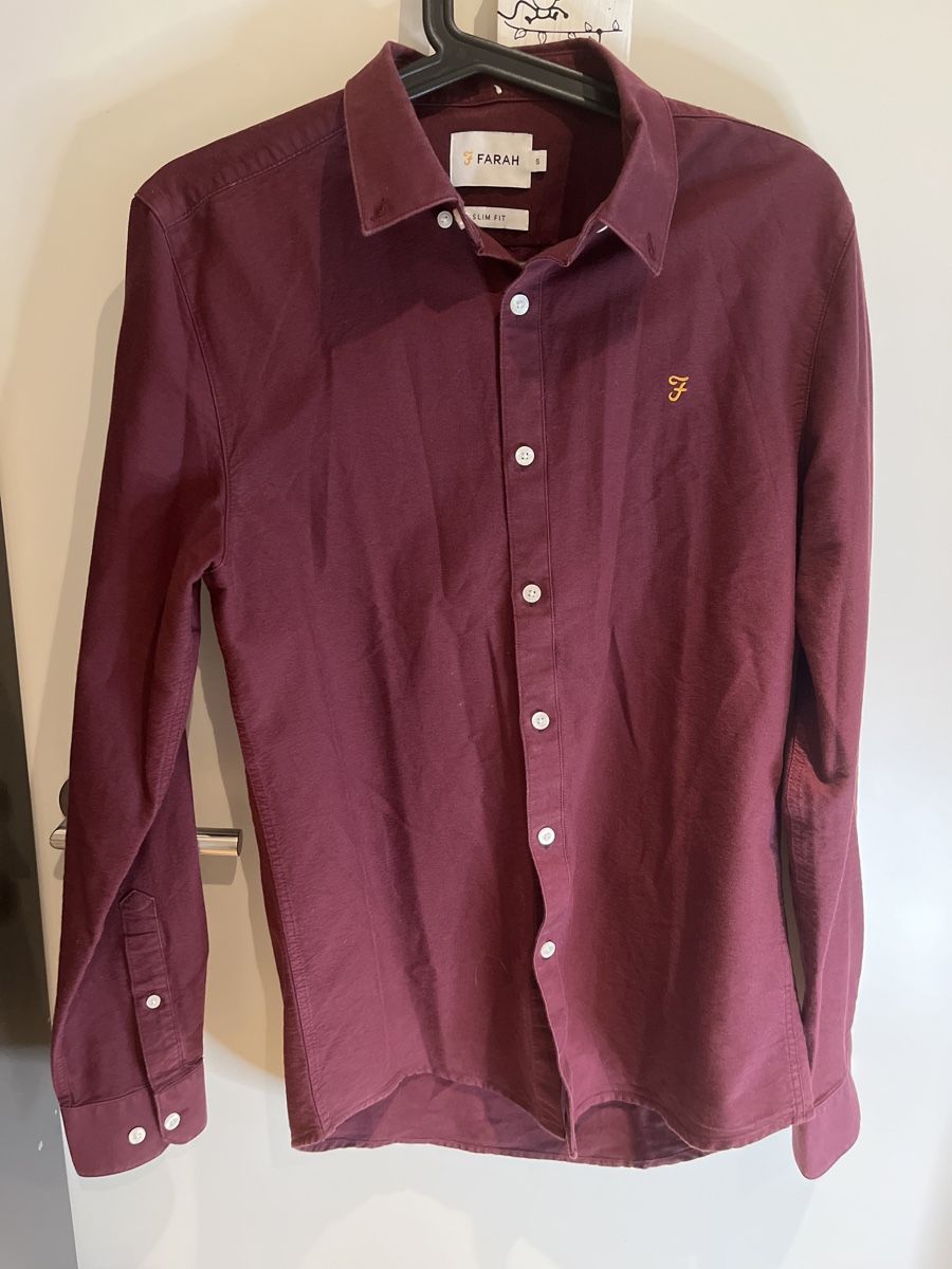 Camicie: Herrenhemd Farah Slim Fit Grösse S – Usato da Diepoldsau venduto da Sonne14 1