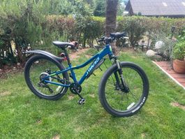 Jamis Kindervelo 24" Blau mit Zubehör