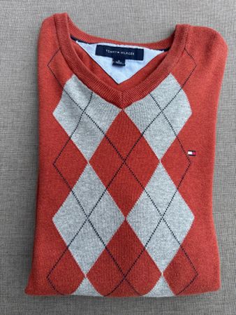 Original Tommy Hilfiger Pullover Argyle Gr. M Top Zustand