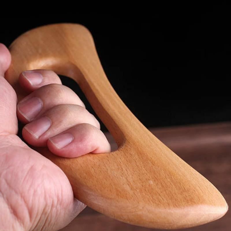 Dispositivi per massaggi: Gua Sha Massagebrett aus Holz – Nuovo e nell'imballaggio originale da Gurmels venduto da Swisspod 2
