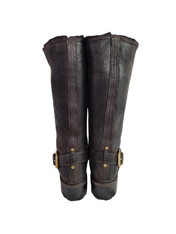 Prada Scarpe da donna: PRADA Linea Rossa Shearling Harness Biker, Gr. 39 – Usato da Wangen b. Olten venduto da Restwert_Wangen 6