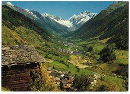 AK Lötschental, gelaufen von Ferden nach Dielsdorf 1981