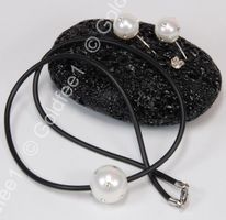 South Sea Muschelkernperle Kugel - Set 925 Silber