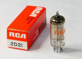 Röhre 2D21 / PL 21 - RCA NOS / NEU