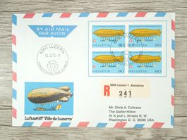 TR62 Enveloppe + Timbre Suisse 1975