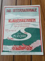 Altes Notenblatt / Das Internationale Klausenrennen ca. 1925