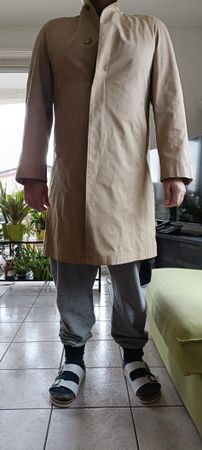 Man coat beige Regenmantel Gr. 54-56