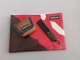 Freitag 3-Set / Etui , mini Messenger + Schlüsselanhänger