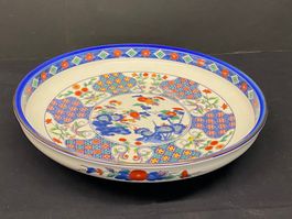 Vintage Wunderschöne Chinesische Schale Platte Teller, 31 cm