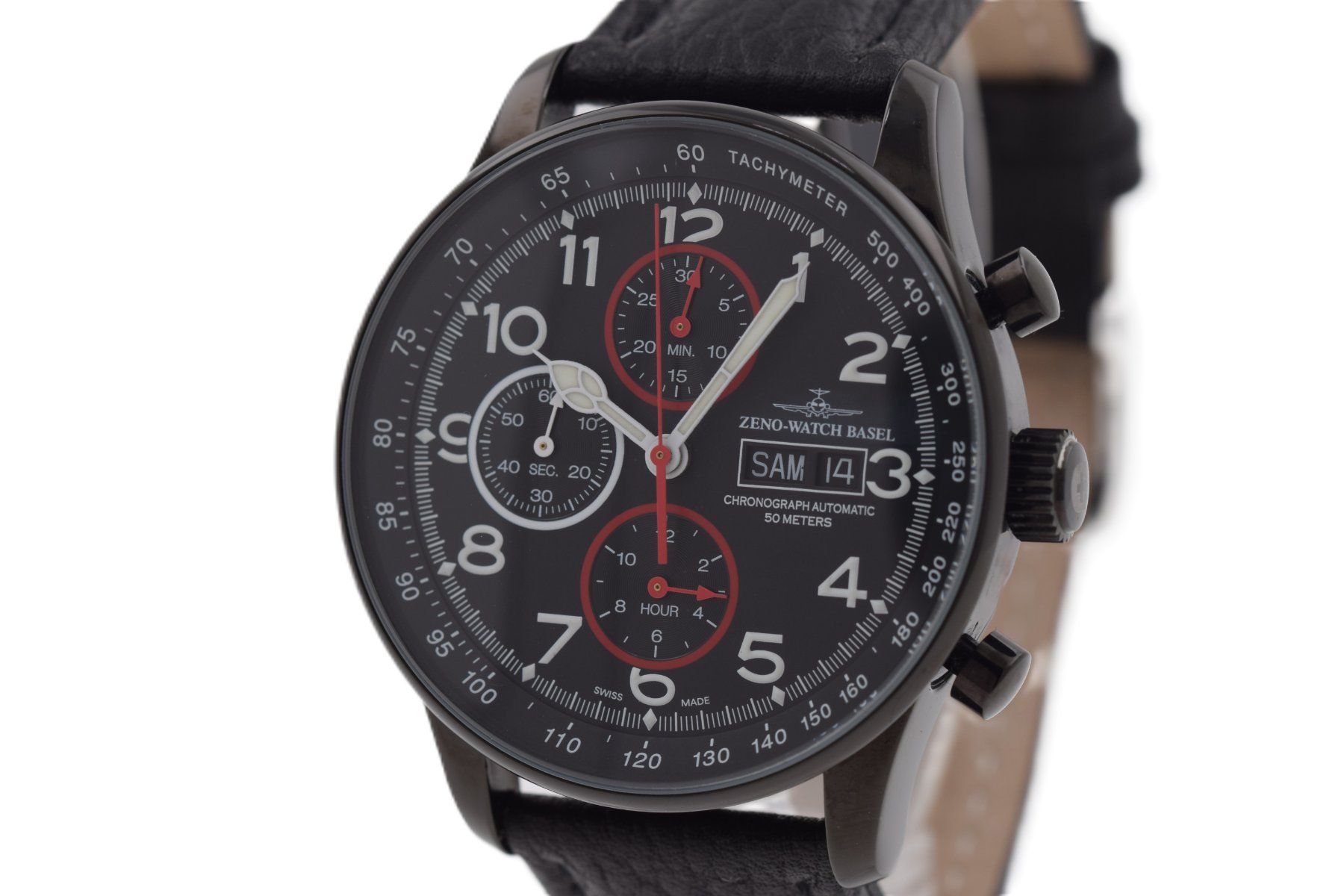 Zeno Orologi: Zeno X-Large Pilot Chronograph Valjoux 7750 Ref. P557 – Usato da Arni AG venduto da magnetKRAFT 1