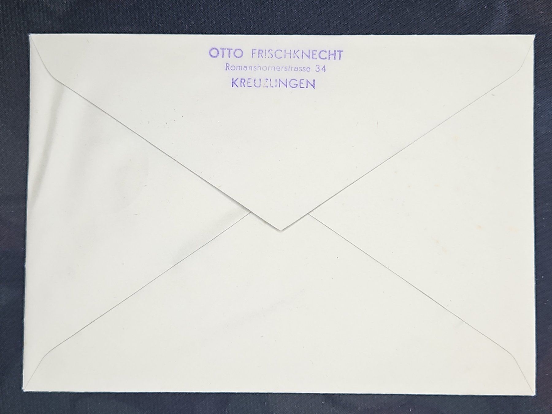 Tutti i francobolli: CL23 Enveloppe + Timbre Suisse 1949 – Usato da Cousset venduto da Patrick_Collections 1