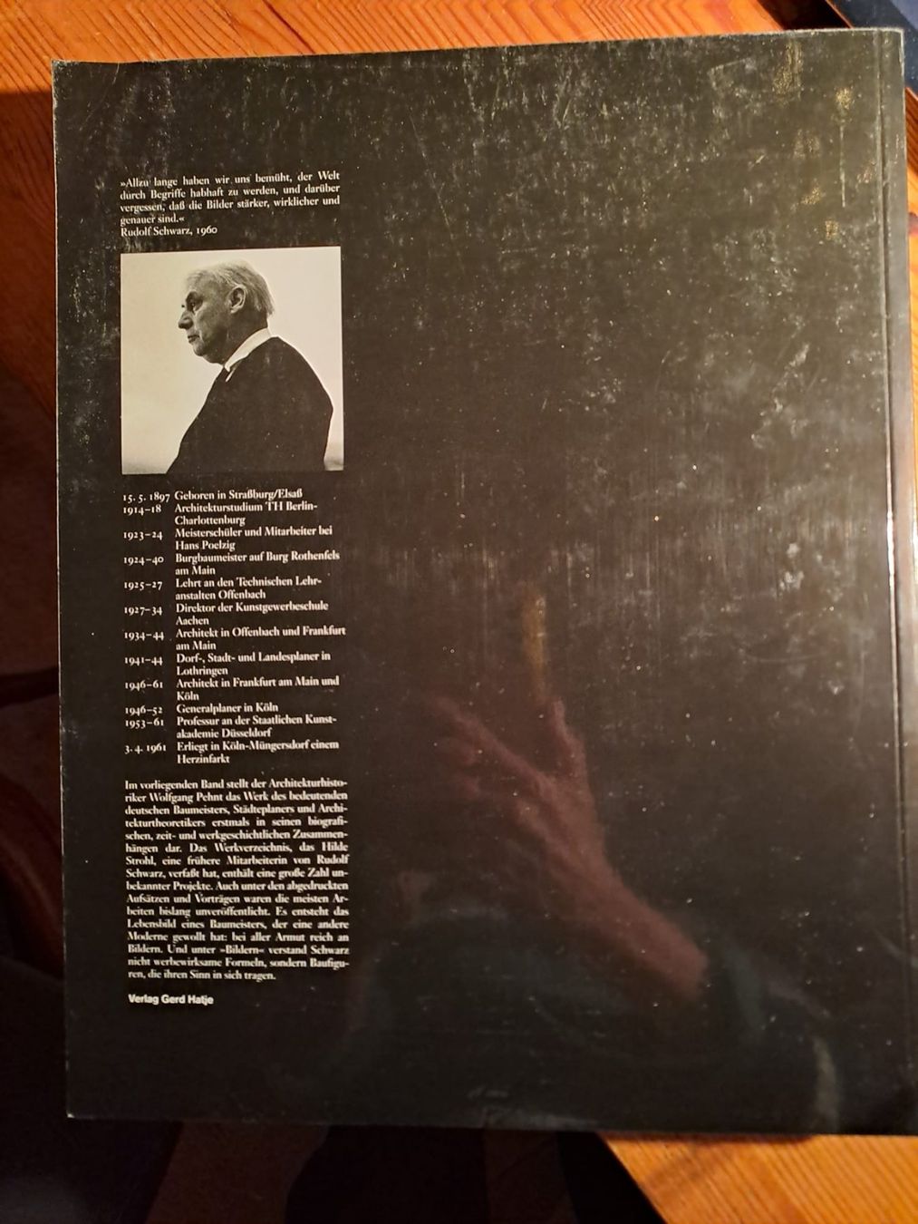 Livres: Architektur Buch Rudolf Schwarz – D'occasion à Luzern par g0ld__ 1