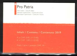 Pro Patria 2019 Markenheft ungestempelt **