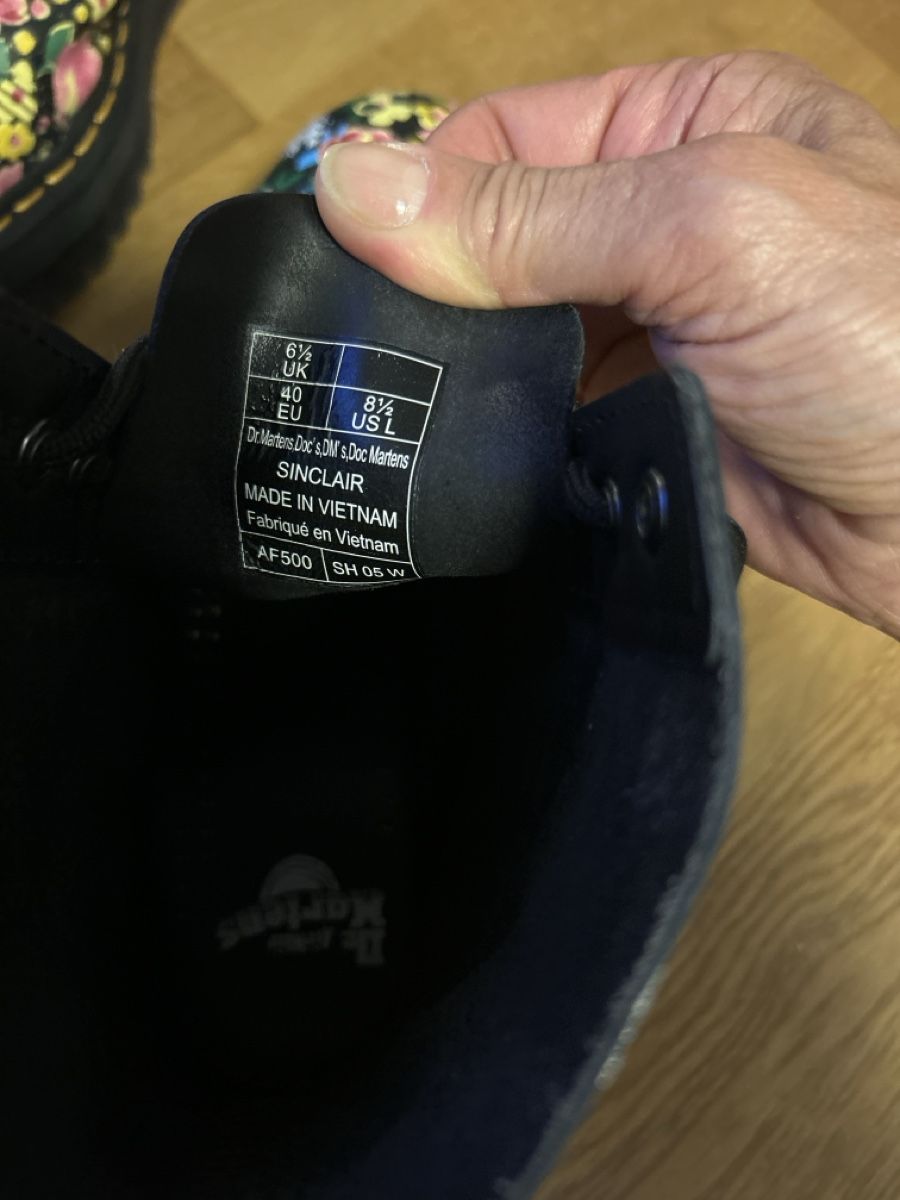 Dr. Martens Scarpe da donna: Dr. Martens Boots , 40, Floral – Usato da ZÜRICH venduto da Mitzi-2025 3