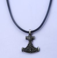 Thors Hammer Anhänger Halskette Wikinger Stil, neu!