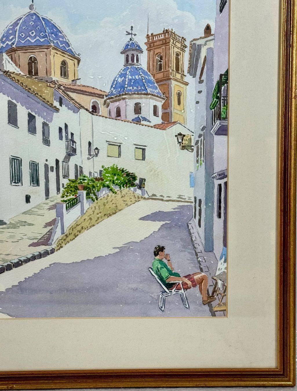 Gemälde: A.CHAUDET AQUARELL (SPANIEN)SIGNIERT MIT RAHMEN – Gebraucht aus Gersau von grafik-kunst 8