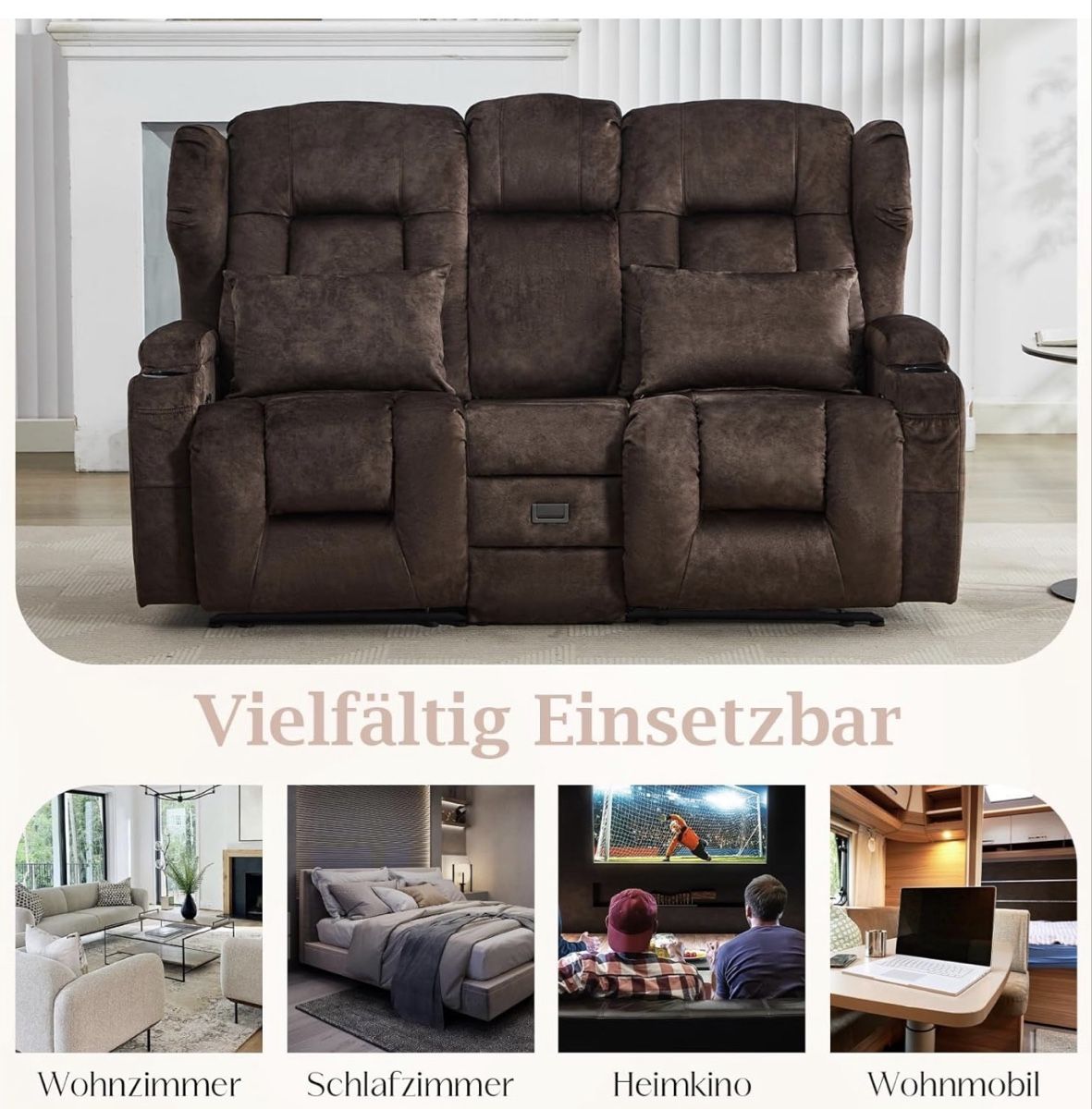Fauteuils: Relaxsessel mit Liegefunktion, Heimkino – Neuf (Voir description) à Sommeri par Missys 9