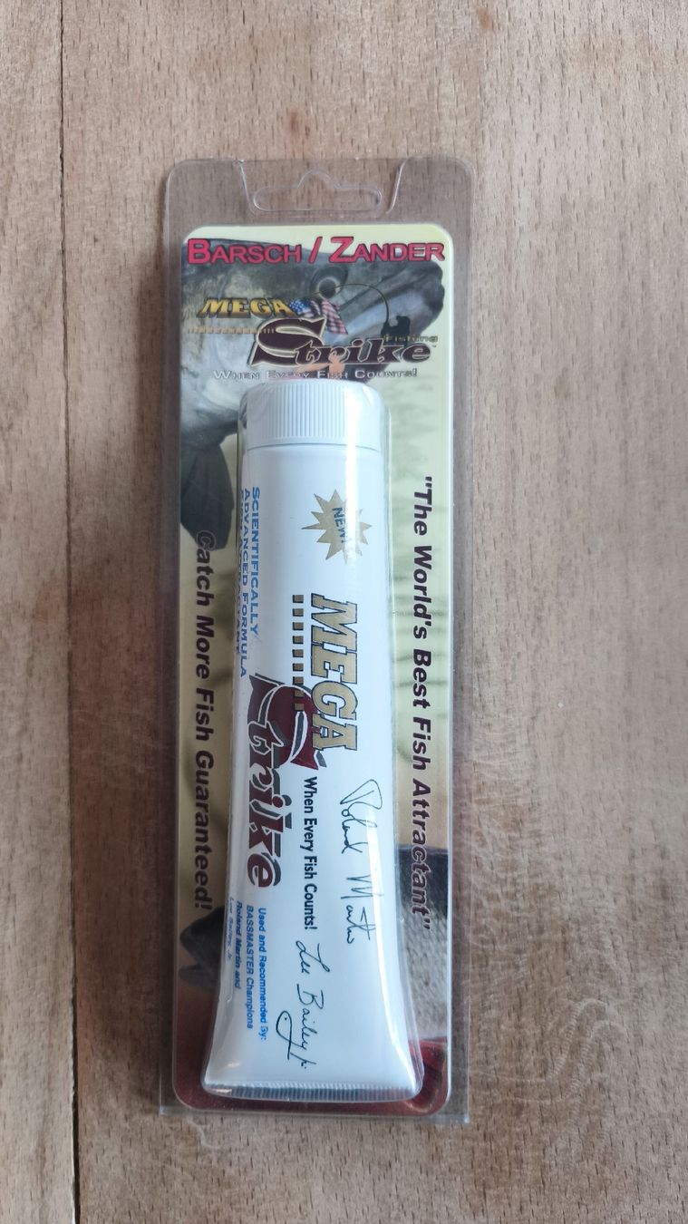 Esche: Megastrike Aroma Paste Barsch/Zander – Nuovo e nell'imballaggio originale da Sarnen venduto da sebalant