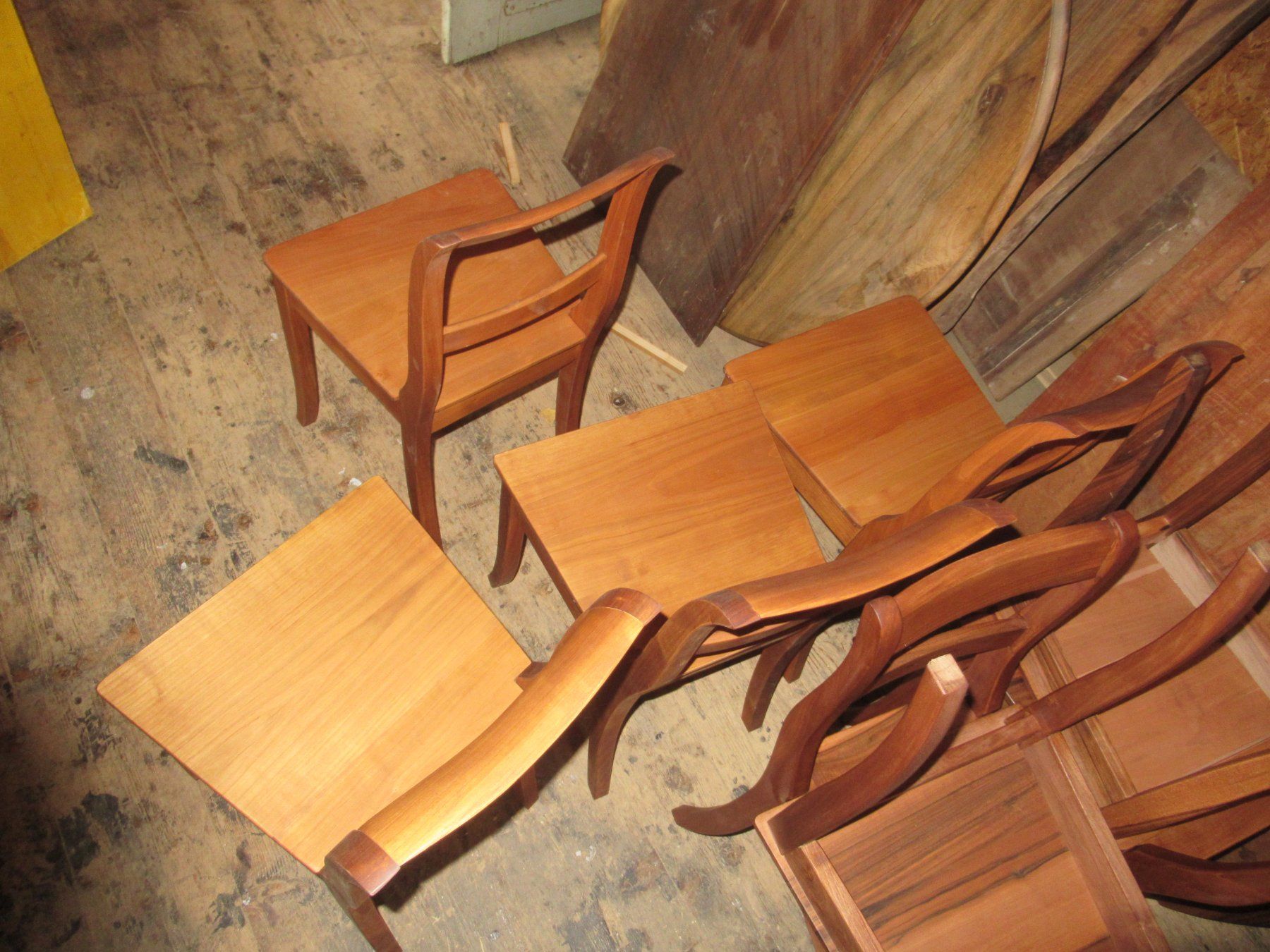 Sedie: 4 gl. Biedermeier Stühle (Kirschbaum) – Nuovo (secondo la descrizione) da Berg SG venduto da Pizza58 3