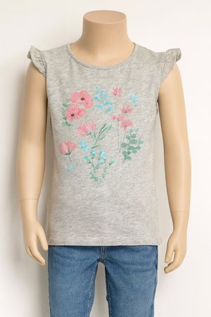 Longshirt mit Blumenprint, Gr. 110