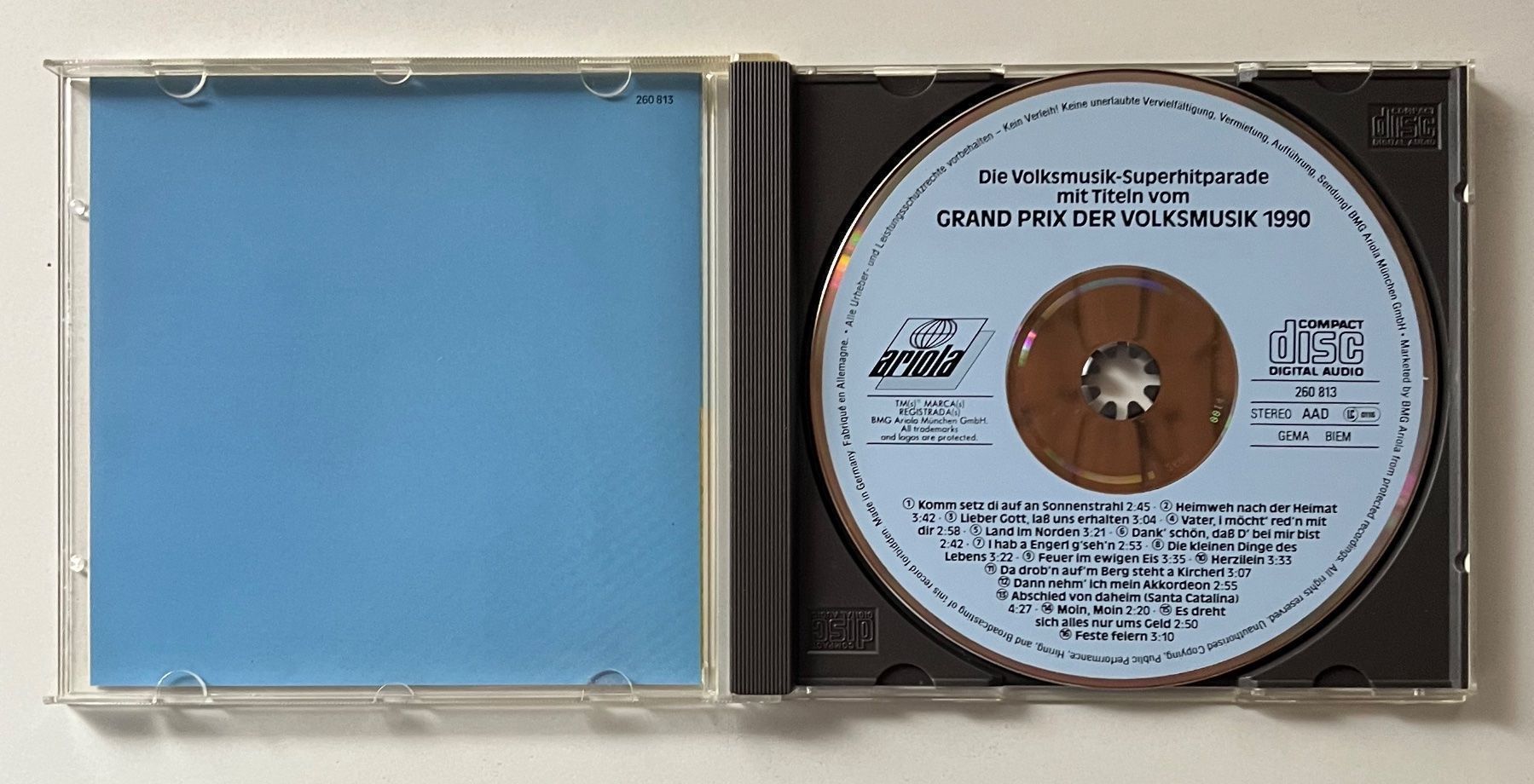 CD: Grand Prix der Volksmusik 1990 – Usato da Näfels venduto da rottabi 2