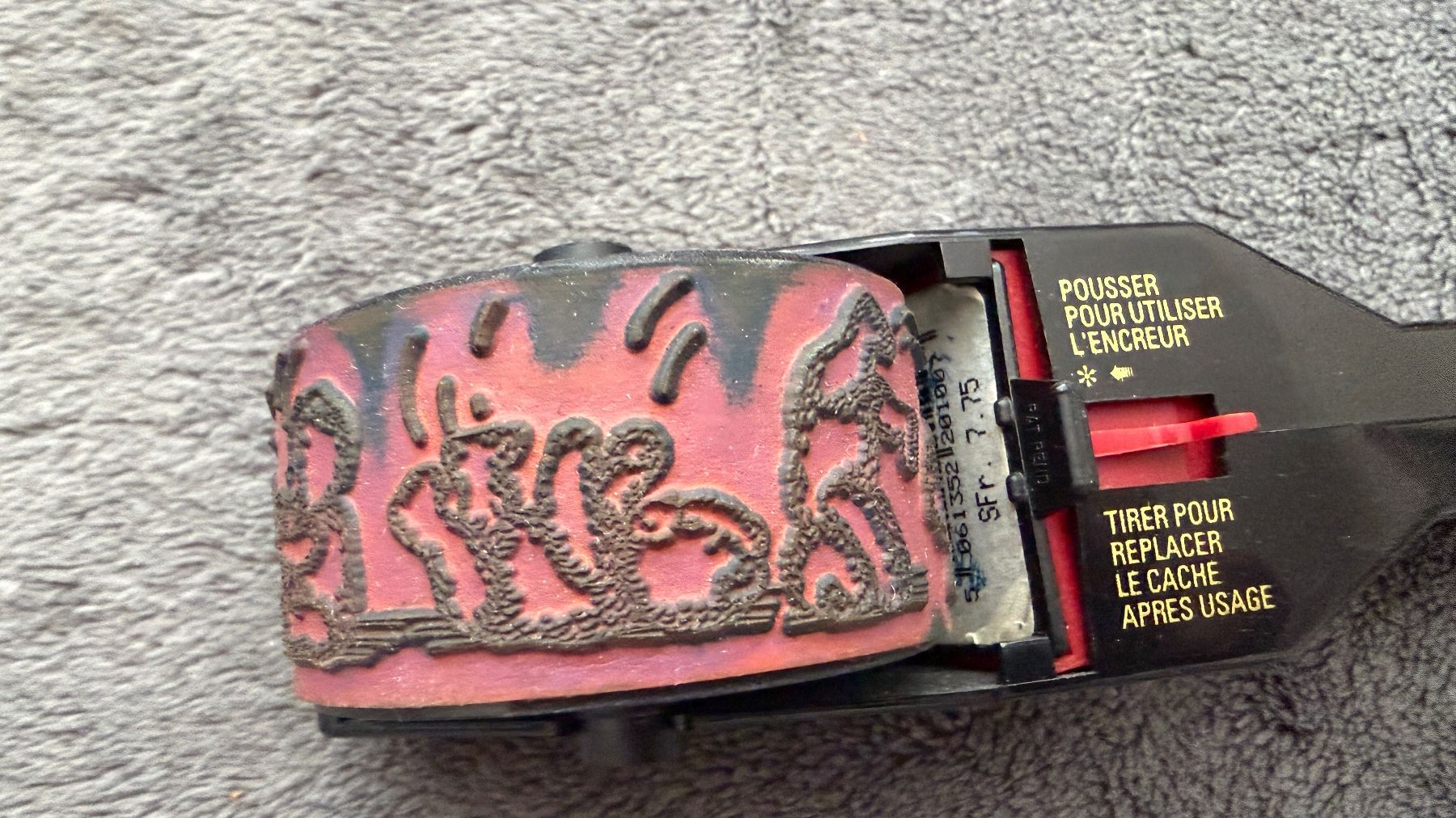 Stempel: Rollstempel Purzelbaum – Gebraucht aus Schaffhausen von Bootes 2