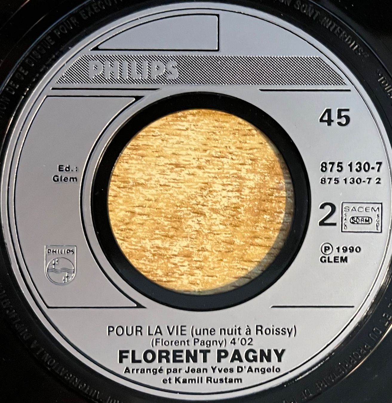 Dischi in vinile: FLORENT PAGNY - J'TE JURE – Usato da Bussigny venduto da vinyl-pas-cher 3