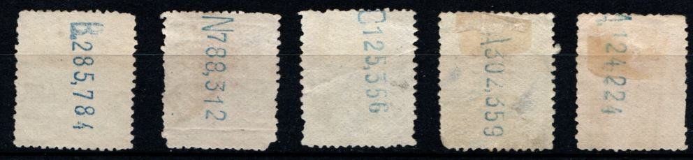 Alle Briefmarken: 5 timbres ESPAGNE - 1909 - rares - Obl. – Gebraucht aus Blonay von Leglaude_01 1