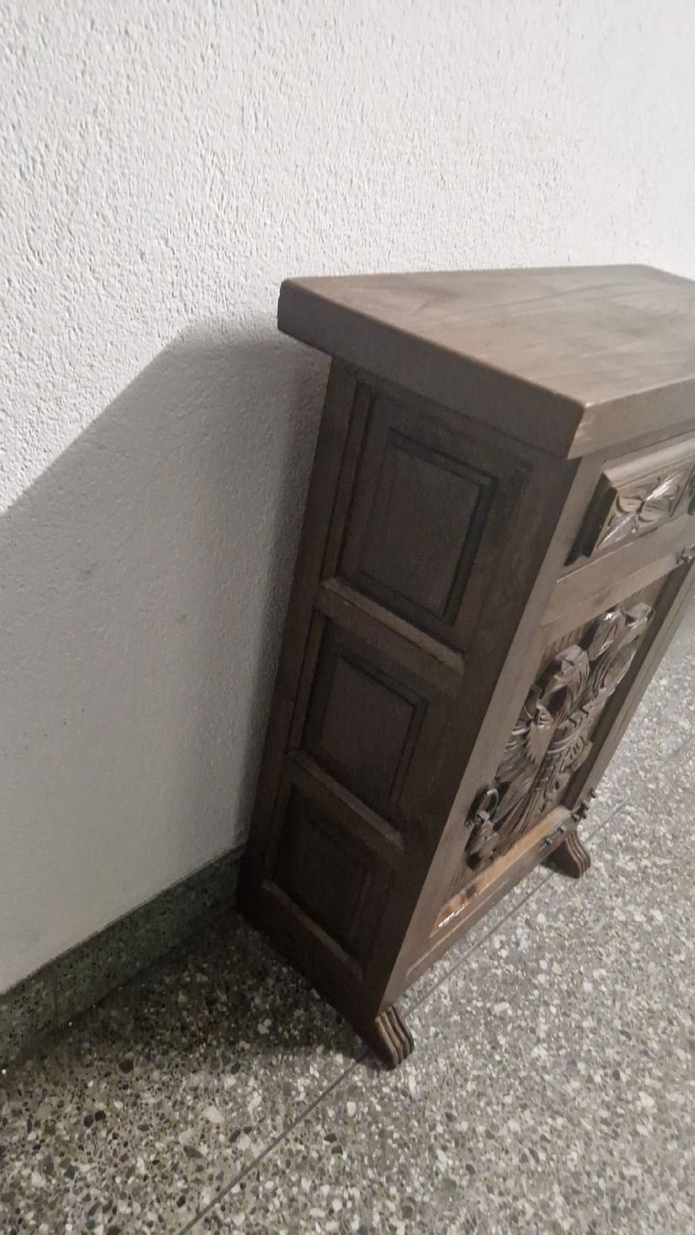 Commodes: Möbel, dunkles Holz mit Schnitzerei – D'occasion à Zürich par anna.caterina 2