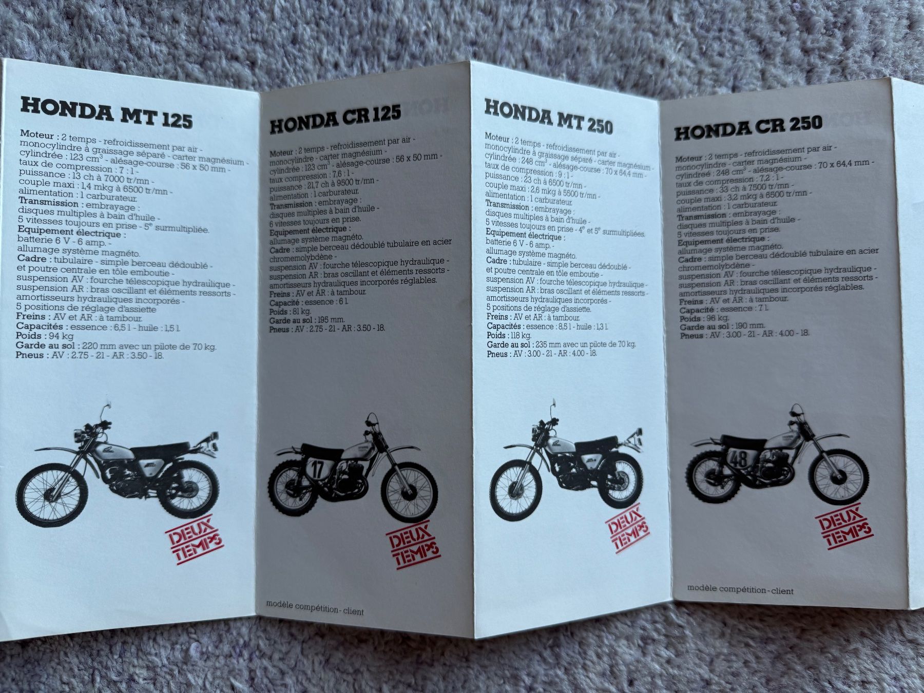 Honda Strada: Honda CB 250 , CB 125, CB360, MT , CR – Usato da Morrens VD venduto da kawah2 5