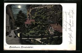 Litho Solothurn, Einsiedelei im Mondsche