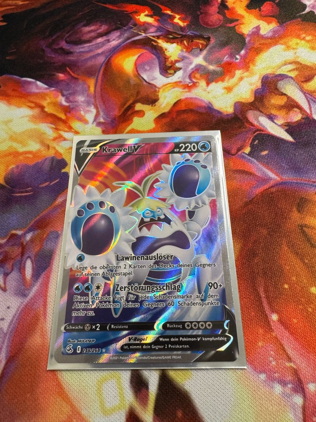 Pokémon Sammelbilder & Trading cards: Krawell V (FST 248) / Fusionsangriff – Neu (gemäss Beschreibung) aus Bülach von CherryBlu