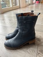 Bottines en cuir bleu WANDAPANDA 38